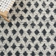 thumbnail image 6 of SAFAVIEH Natura Duncan Diamond Area Rug, Beige/Black, 6' x 6' Round, 6 of 8