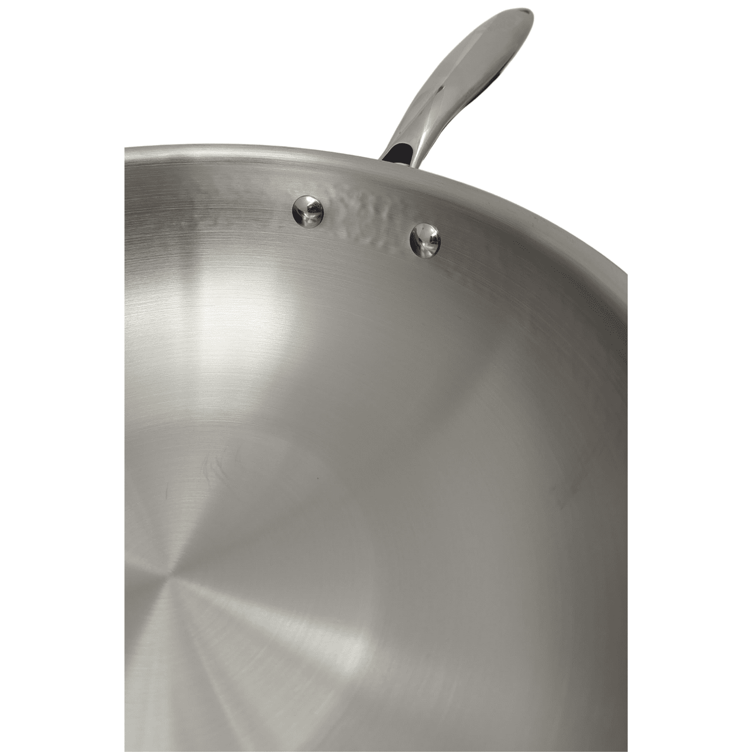 Verka 3-Ply Stainless Steel Copper Hammered Wok, 28cm