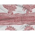 thumbnail image 6 of oneOone Rayon Maroon Fabric Block Craft Projects Decor Fabric Printed By The Yard 56 Inch Wide-34, 6 of 8