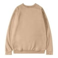 thumbnail image 4 of WILLBEST Chandails en Molleton à Capuche Mode Décontractée Manches Longues Col Rond Imprimé Pull Sans Capuche TP, 4 of 4