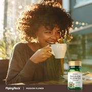 Passion Flower Extract 1100mg | 90 Capsules for Men and Women | by Piping Rock