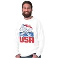 thumbnail image 3 of Street Fighter American Guile USA Men's Long Sleeve Tee T Shirt Brisco Brands M, 3 of 6