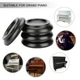 thumbnail image 1 of Tapis de Piano de Sol 4 Pcs, Protecteurs de Sol pour Pieds de Piano en Bois de Hêtre avec Coupes Rondes à Roulettes, Protègent le Sol contre les Égratignures, 1 of 7