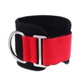 thumbnail image 2 of Correa del tobillo del pie para el accesorio de la máquina del cable Brazalete del entrenamiento de la fuerza de la aptitud del gimnasio rojo Sharpla Correa de tobillo de fitness, 2 of 7