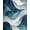 Blue, Pattern 2, variant on ODIKA 4'x6' Machine Washable Non-Slip Area Rug, Glitter Silver with Reflective Mosaic and Sparkle Details High Traffic Rug, Gray, 94604