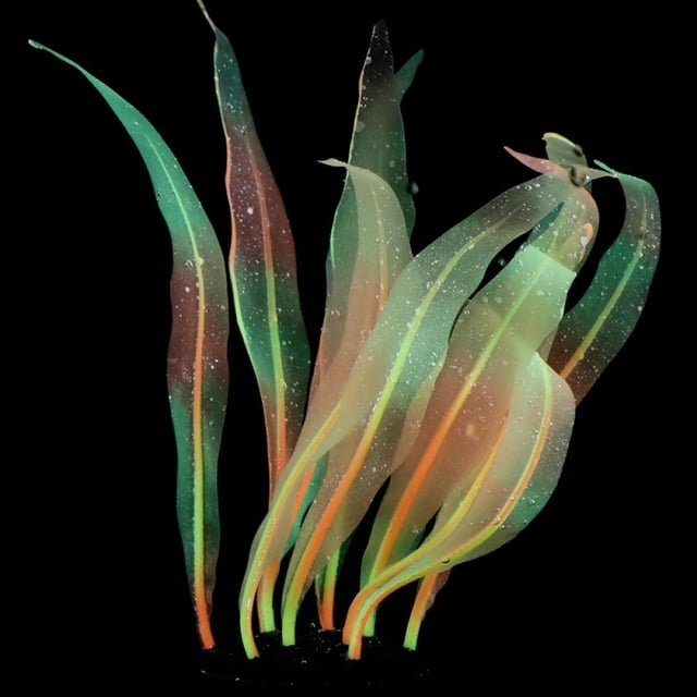 Aquarium Decorations Artificial Plants for Fish Tank 7 inches Safe for All Fish
