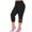 Black, variant on Chbgutlmr Capri Pants for Women Plus Size Eyelet Comfy Slim Fitting Cutout Casual Crop Pants Summer