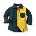 thumbnail image 2 of Vedolay Boys Shirts Casual Hoodie Coat Toddler Boys Girls Solid Color Baby Clothing A,100, 2 of 5