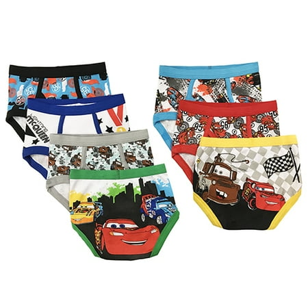 Cars Brief Underwear, 7-Pack (Toddler Boys) (Best Long Underwear For Toddlers)