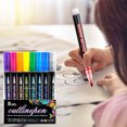thumbnail image 4 of ViHome Up to 50% off!Double Line Outline Markers Marker Pens For Highlighting Pens Painting Glitter Pens For Guest Books 8ml on Clearance!, 4 of 5