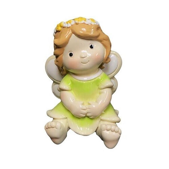 Petite Fille dans une Figurine de Robe Verte