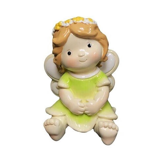 Petite Fille dans une Figurine de Robe Verte