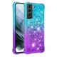 thumbnail image 2 of Funda para Samsung Galaxy S21 Plus 5G Transparente con Brillos Carcasa Protectora Antigolpes con Glitter Brillante, 2 of 5