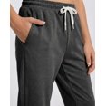 thumbnail image 4 of Real Essentials 3 Pack: Boys' French Terry Open Bottom Sweatpants Sweats for School Kids Teens with Pockets (Size 4-18), 4 of 6
