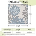 thumbnail image 2 of Stretch Fit Floral Pattern Square Table Cover Washable Fabric for Outdoor Patio Use and Indoor Dining Room Settings, 2 of 6