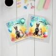 thumbnail image 3 of Happy Birthday to Doberman Pinscher Kitten Party Balloons Cake Cutout Transfer Sticker Doberman Dog Lover Gifts Transparent Decal Art Decor - 00027, 3 of 5