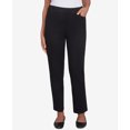 thumbnail image 4 of Alfred Dunner Womens  Super Stretch Faux Fly Denim Medium Length Pant, 4 of 6