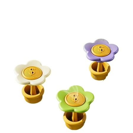 

Dopamine Money Flower Toilet Press - Long Nail Friendly Flush Button