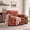 Orange, variant on Ehsovlnut 32.2" Wide Corduroy 360° Swivel Accent Chair with Side Pocket for Living Room