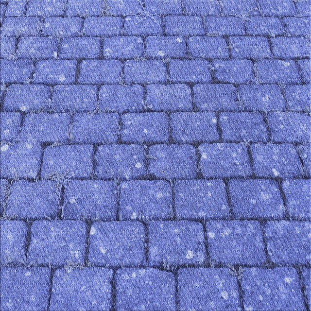 Ahgly Tapis d'Intérieur Lavable en Machine Carré Transitionnel Bleu Ciel, 5 Pieds Carré