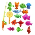 thumbnail image 2 of Juego de Juguetes de Baño para Niños Y , Juego de Baño de Juguete de Pesca, Juguete de Baño Divertido (modelo de + Caña de Pescar + de , 15 Piezas 13 Piezas, 2 of 5