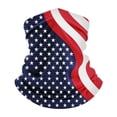 thumbnail image 3 of AWASD USA Flag Neck Gaiter Face Masks for Men Women Star Stripe Print Breathable Summer Cooling Neck Gaiter UV Face Mask Sun Protection Neck Gaiter One Size Red, 3 of 5