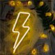 thumbnail image 2 of 1pc LED Neon Lightning Bolt Light, Wall Neon Sign Night Light USB o con pilas, Regalo de Navidad, Estudios, Fiestas, Bares, Navidad, Habitaciones para niños, Salas de estar TUNC Sencillez, 2 of 4