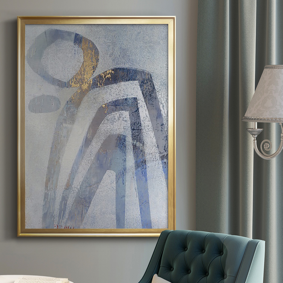 Linx IV Premium Framed Print, in Gold, Black, or Silver - Ready to Hang