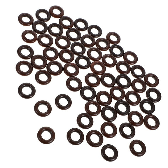Toddmomy Wood Rings for Jewelry Artists 50Pcs 1In