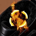 thumbnail image 7 of Bnwani Boots for Girls Hook-and-Loop Non-Slip Winter Snow Ankle Boots Fleece Lined for Toddler & Little Kids Black 27, 7 of 7