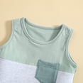 thumbnail image 6 of Toddler Baby Boy Clothes 6 12 18 24 Month 2T 3T Summer Outfits Sleeveless Tank Vest T-Shirt Casual Shorts Set, 6 of 7
