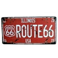 thumbnail image 1 of tredstone Old U.S. Rt. 66 License Plate For Retro Wall Decor Easy And Safe To Iron Vintage Metal Sign 9072, 1 of 6