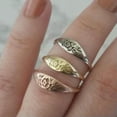 thumbnail image 2 of 925 Silver,Rose Gold,Gold Ring Pretty Flower Shape Women Jewelry Sz 6-10, 2 of 7
