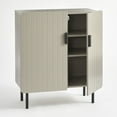 thumbnail image 5 of TMS Fulton Modern 31.6" Channel Front Sideboard Buffet, Taupe, 5 of 6