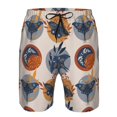 thumbnail image 3 of Balery Vintage Botanical Butterfly Art Traje de Baño Estilo Hawaiano para Hombre, Shorts de Secado Rápido con Bolsillos-Medium, 3 of 6