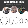 thumbnail image 6 of 100pcs Rubber Bands Elastic Black Rubber Bands Wide Thick Rubber Bands Outdoor Accessories, 6 of 6