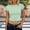#11Green, variant on Y2k Tees for Women Short Sleeve Polka Dot Shirt Tops Slim Fit Aesthetic Streetwear T Shirt