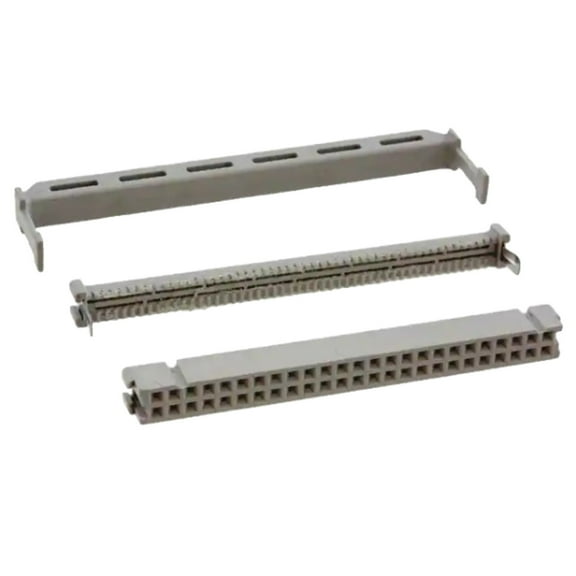 3425-6050 Connector 50 Position Rectangular Receptacle IDC Gold 26-30 AWG
