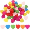 thumbnail image 1 of Heart Shaped Beads for DIY Jewelry Making with Smooth Edges and Durable Synthetic Material Multi 50pcs, 1 of 8