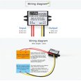 thumbnail image 3 of Convertisseur de Puissance Réduite Convertisseur Étanche Convertisseur de Volt Réduit AC 10-28V à DC 12V Buck Convertisseur Module de Puissance Réduite AC-DC (3A), 3 of 5