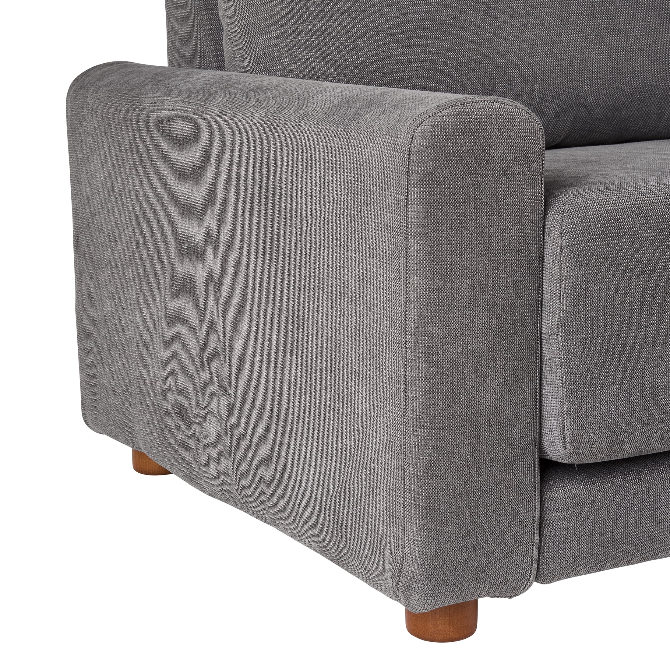 Better Homes & Gardens Owen 38.19" Square Arm Sofa, Helio Pewter