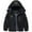 Black, variant on Boys Fleece Ski Jacket Waterproof Kids Hooded Winter Warm Snow Coat