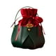 thumbnail image 5 of Bolsas de manzanas navideñas, bolsas de regalo de terciopelo de Papá Noel, bolsas de regalos navideños para el hogar Verde, 5 of 9