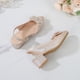 thumbnail image 5 of Sandalias de Oro Tacones Hueco-Fuera Respirable Princesa Sandalias para Niñas Primavera/Verano Estilo Suela Suave Arco-Decorado para Niños Medianos Y Grandes, 5 of 6