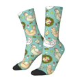 thumbnail image 1 of Balery Chicken Laying Eggs Calcetas Largas con Estampado para Hombre y Mujer – Suaves y Transpirables, Talla Única (US 5-11), 1 of 6