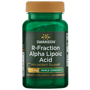 Swanson R-Fraction Alpha Lipoic Acid - Triple Strength 300 mg 30 Capsules