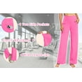 thumbnail image 4 of Rosvigor Wide Leg Yoga Pants Women High Waisted Pants Loose Casual Pants with Pockets, 4 of 9