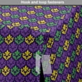 thumbnail image 4 of Mardi Gras Dog Crate Cover, Antique Old Fashioned Motifs in Mardi Gras Holiday Colors Tile Pattern, Easy to Use Pet Kennel Cover for Dogs, 35" x 23" x 27", Purple Green Yellow, by Ambesonne, 4 of 6