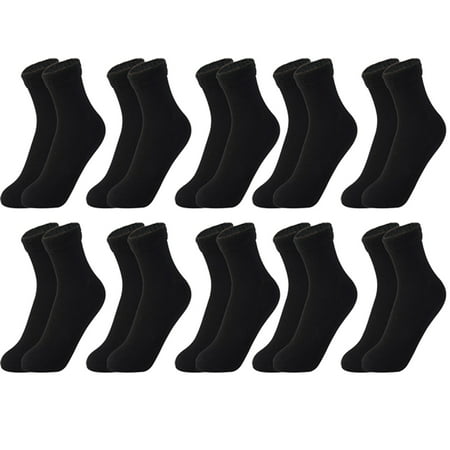 

10 pairs warm winter elegant sock solid tube thick socks
