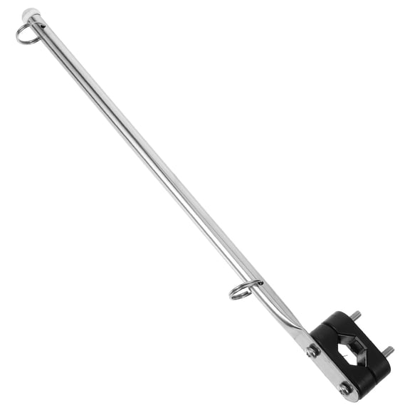 Stainless Steel Flag Pole Boat Flag Pole Marine Flag Pole Yacht Mount Flagpole Metal Flag Support Rod